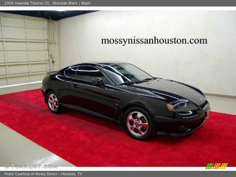 Obsidian Black / Black 2006 Hyundai Tiburon GS