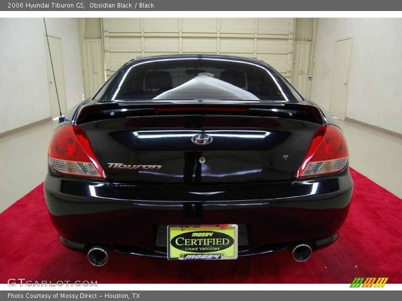 Obsidian Black / Black 2006 Hyundai Tiburon GS