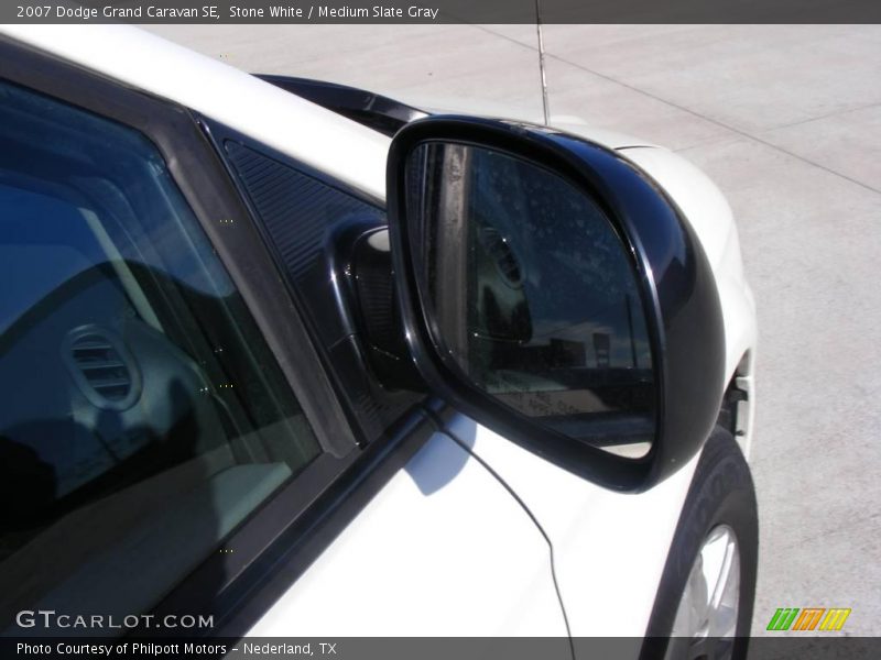 Stone White / Medium Slate Gray 2007 Dodge Grand Caravan SE