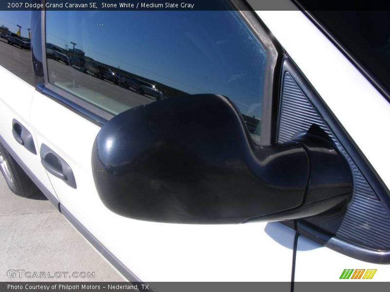 Stone White / Medium Slate Gray 2007 Dodge Grand Caravan SE