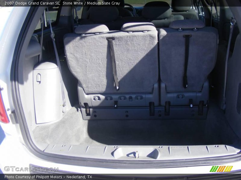 Stone White / Medium Slate Gray 2007 Dodge Grand Caravan SE