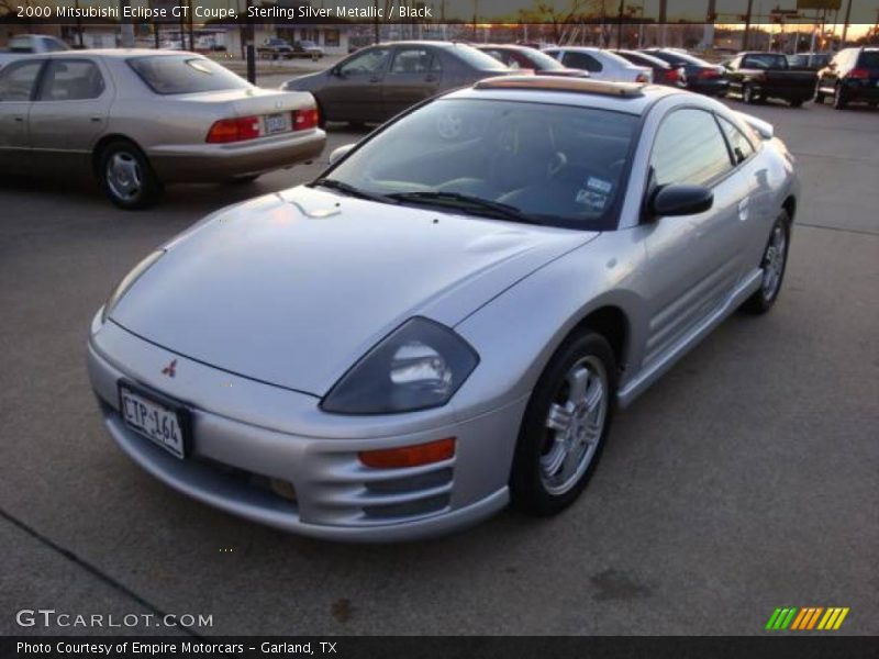 Sterling Silver Metallic / Black 2000 Mitsubishi Eclipse GT Coupe