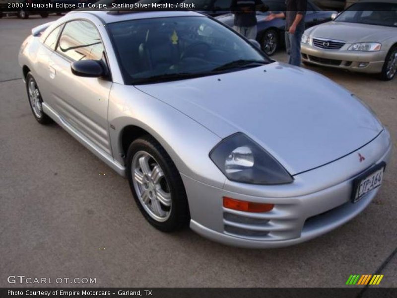 Sterling Silver Metallic / Black 2000 Mitsubishi Eclipse GT Coupe
