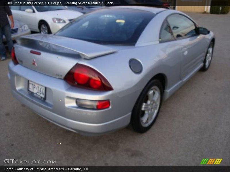 Sterling Silver Metallic / Black 2000 Mitsubishi Eclipse GT Coupe