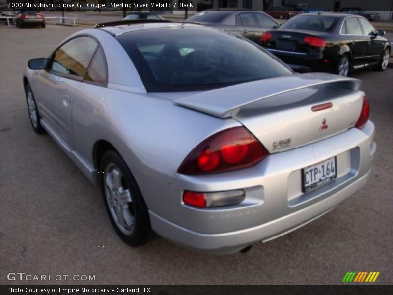 Sterling Silver Metallic / Black 2000 Mitsubishi Eclipse GT Coupe