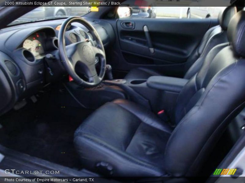 Sterling Silver Metallic / Black 2000 Mitsubishi Eclipse GT Coupe