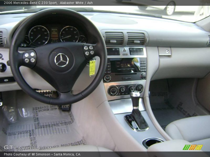 Alabaster White / Ash 2006 Mercedes-Benz C 230 Sport