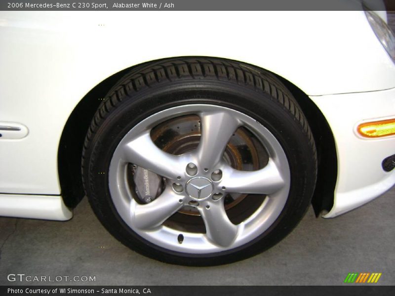 Alabaster White / Ash 2006 Mercedes-Benz C 230 Sport