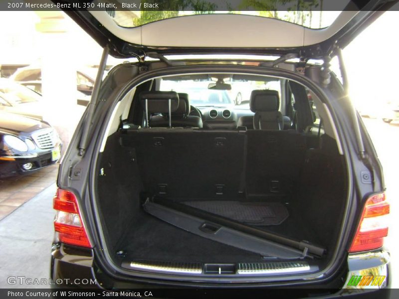 Black / Black 2007 Mercedes-Benz ML 350 4Matic