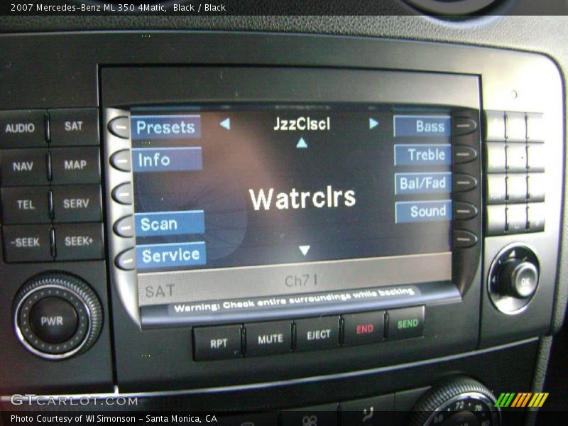 Black / Black 2007 Mercedes-Benz ML 350 4Matic