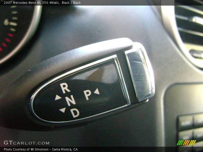 Black / Black 2007 Mercedes-Benz ML 350 4Matic