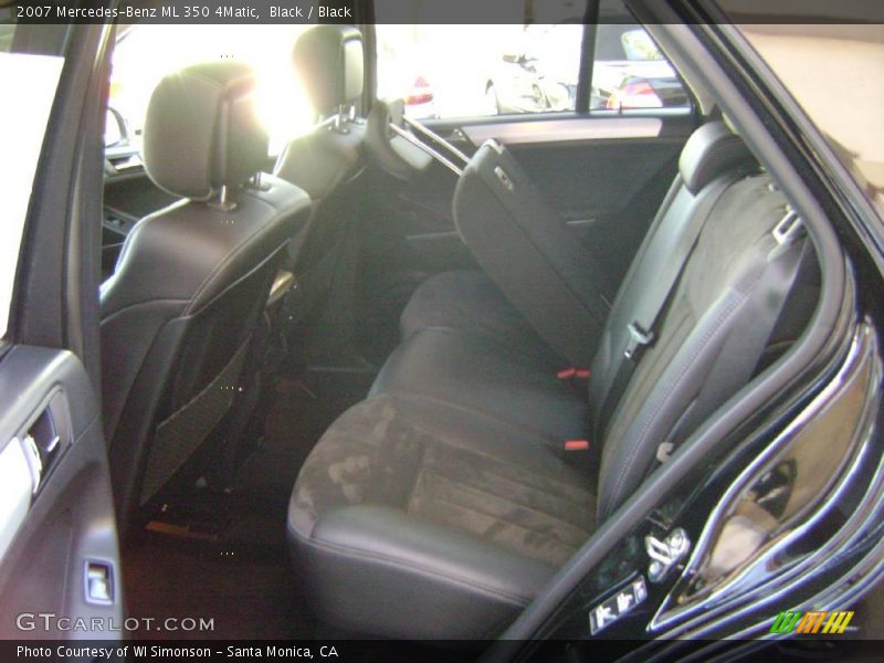 Black / Black 2007 Mercedes-Benz ML 350 4Matic