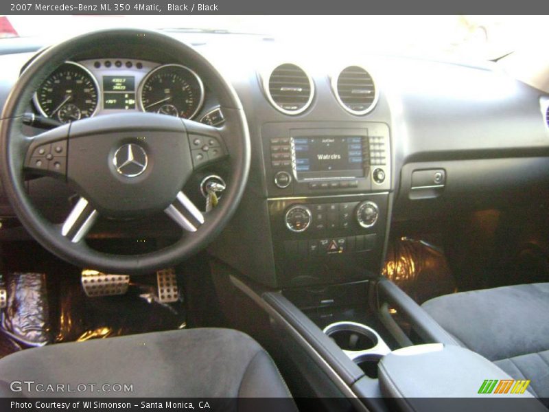 Black / Black 2007 Mercedes-Benz ML 350 4Matic