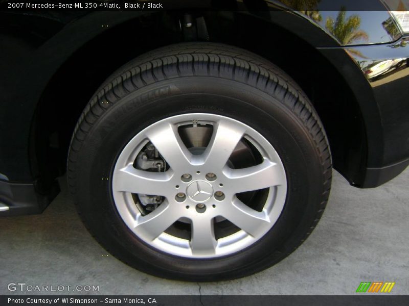 Black / Black 2007 Mercedes-Benz ML 350 4Matic