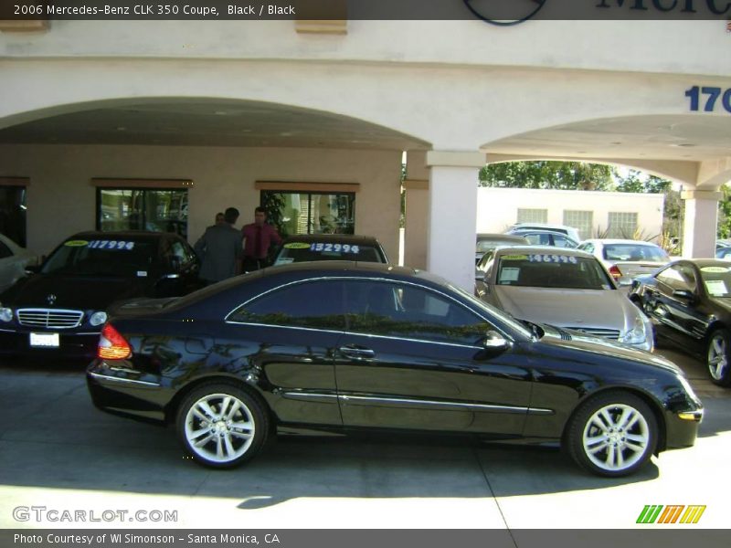 Black / Black 2006 Mercedes-Benz CLK 350 Coupe