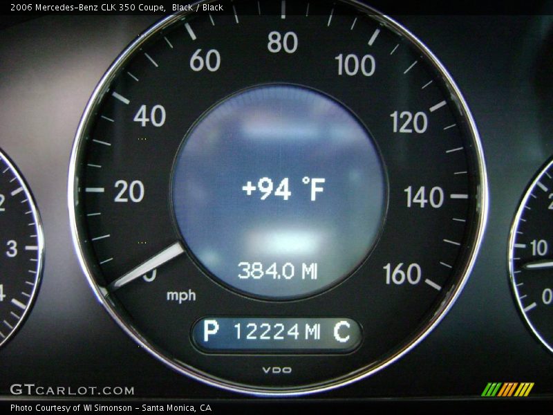 Black / Black 2006 Mercedes-Benz CLK 350 Coupe