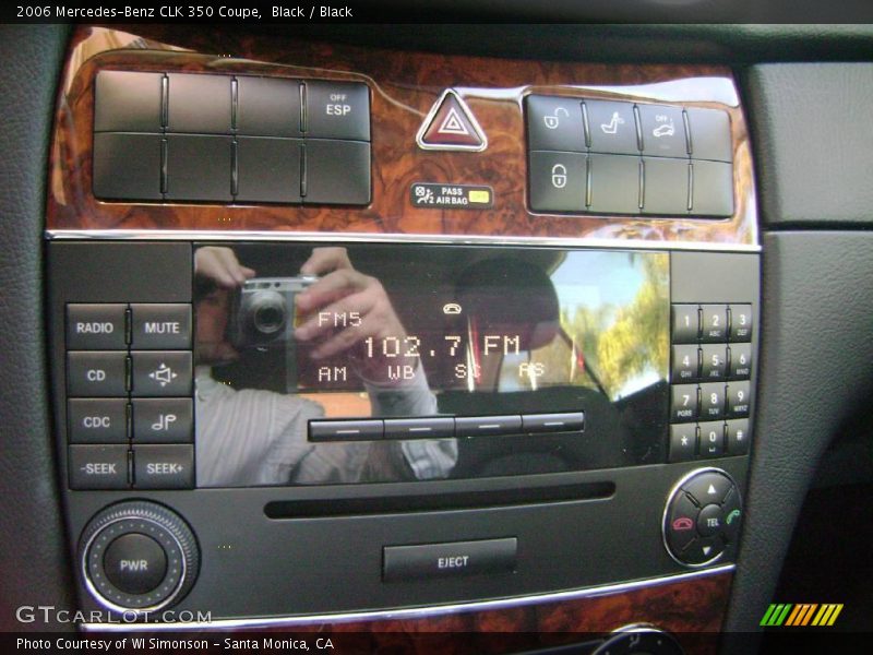 Black / Black 2006 Mercedes-Benz CLK 350 Coupe
