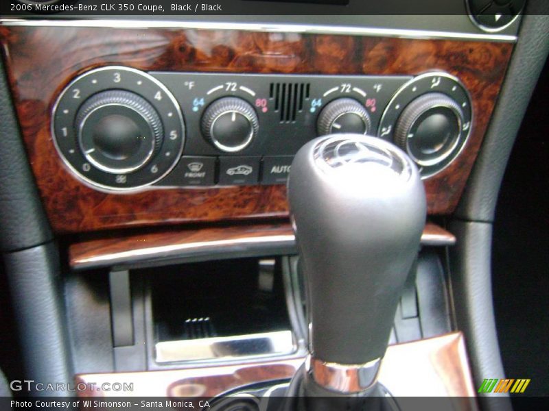 Black / Black 2006 Mercedes-Benz CLK 350 Coupe