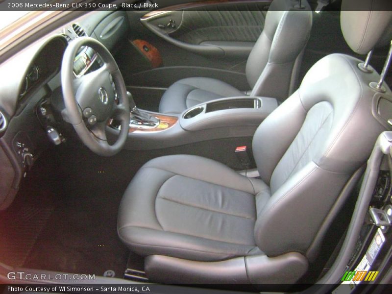 Black / Black 2006 Mercedes-Benz CLK 350 Coupe