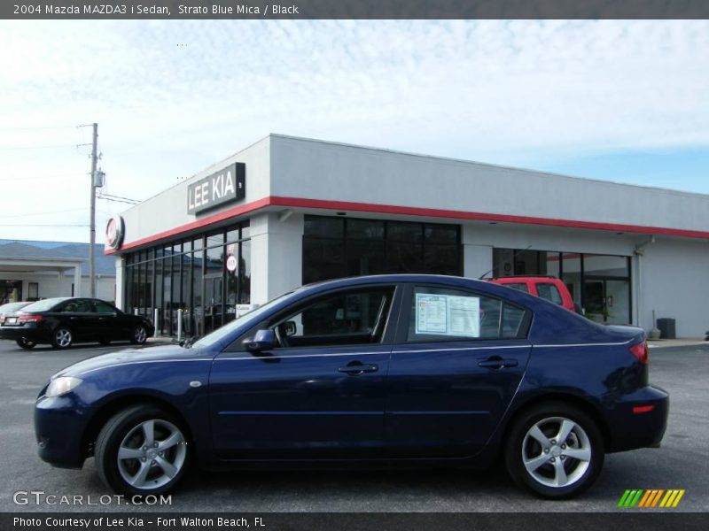 Strato Blue Mica / Black 2004 Mazda MAZDA3 i Sedan