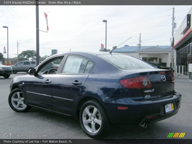 Strato Blue Mica / Black 2004 Mazda MAZDA3 i Sedan
