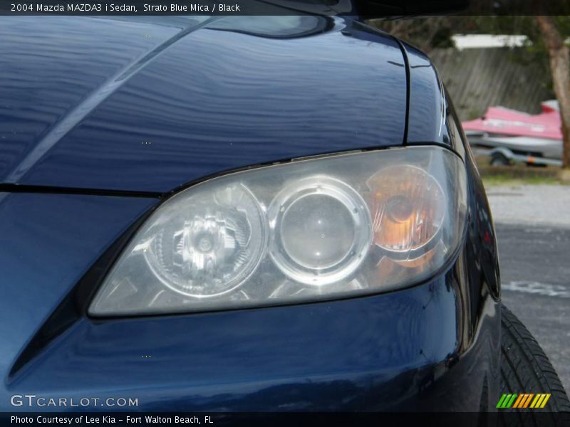 Strato Blue Mica / Black 2004 Mazda MAZDA3 i Sedan