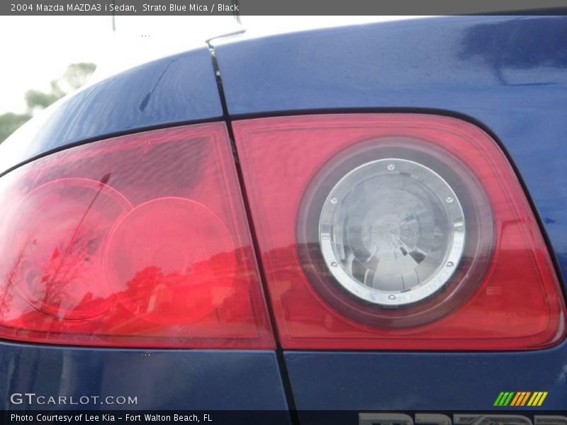 Strato Blue Mica / Black 2004 Mazda MAZDA3 i Sedan