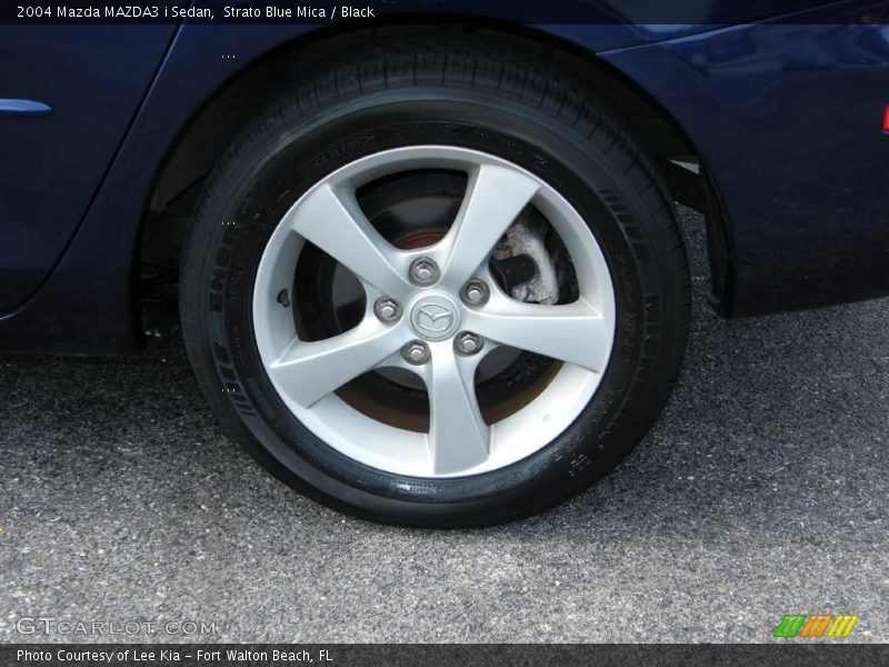 Strato Blue Mica / Black 2004 Mazda MAZDA3 i Sedan