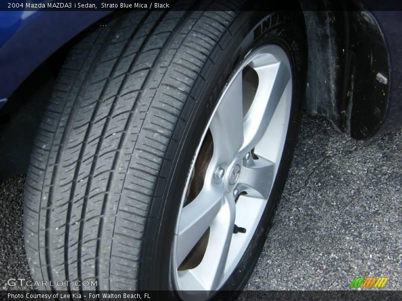 Strato Blue Mica / Black 2004 Mazda MAZDA3 i Sedan