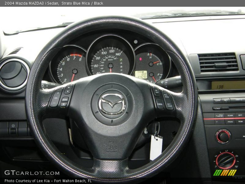 Strato Blue Mica / Black 2004 Mazda MAZDA3 i Sedan