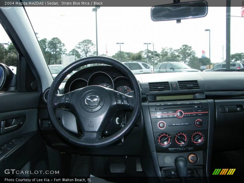 Strato Blue Mica / Black 2004 Mazda MAZDA3 i Sedan