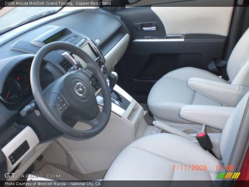 Copper Red / Sand 2008 Mazda MAZDA5 Grand Touring