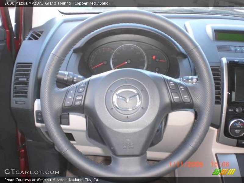 Copper Red / Sand 2008 Mazda MAZDA5 Grand Touring
