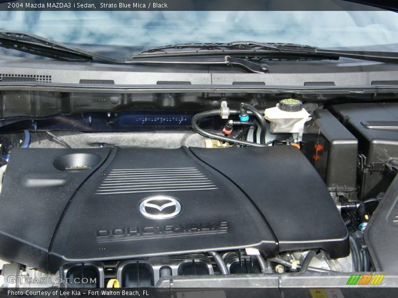Strato Blue Mica / Black 2004 Mazda MAZDA3 i Sedan