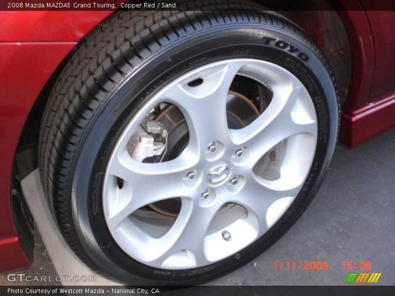 Copper Red / Sand 2008 Mazda MAZDA5 Grand Touring