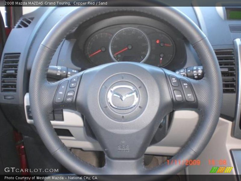 Copper Red / Sand 2008 Mazda MAZDA5 Grand Touring