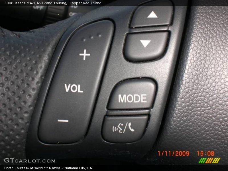 Copper Red / Sand 2008 Mazda MAZDA5 Grand Touring