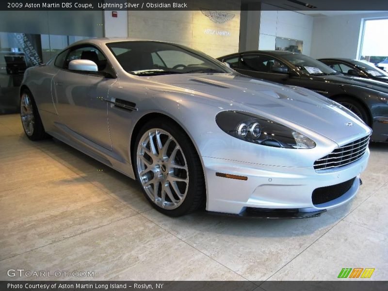Lightning Silver / Obsidian Black 2009 Aston Martin DBS Coupe