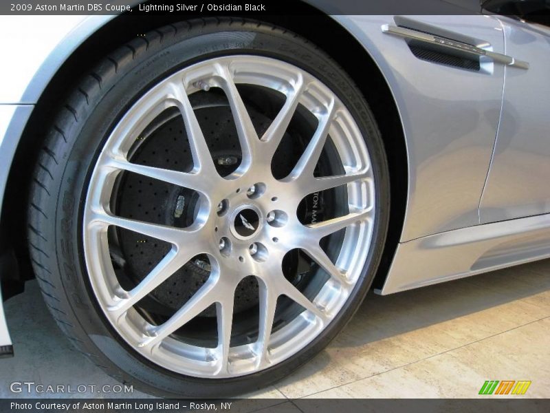 Lightning Silver / Obsidian Black 2009 Aston Martin DBS Coupe