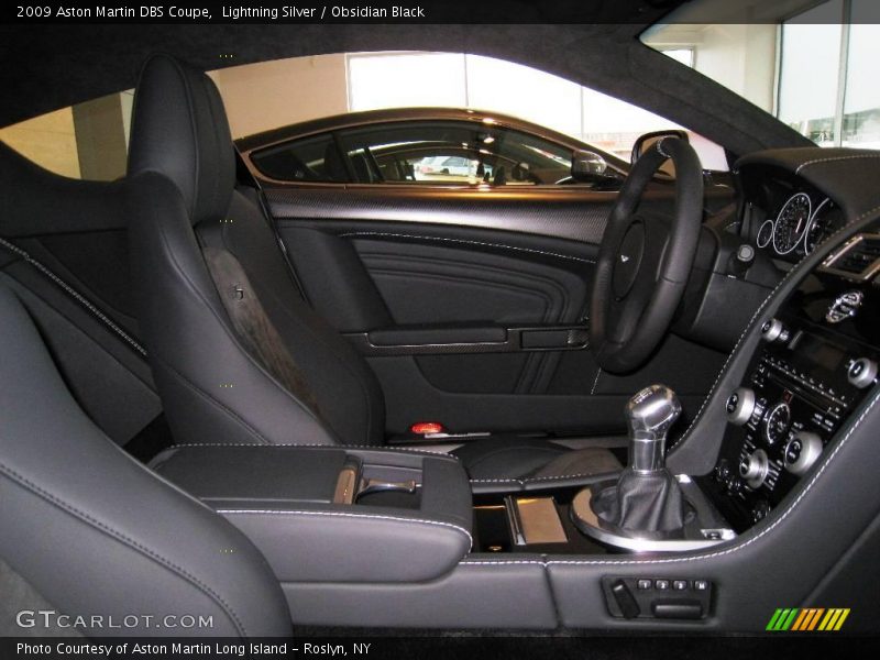 Lightning Silver / Obsidian Black 2009 Aston Martin DBS Coupe