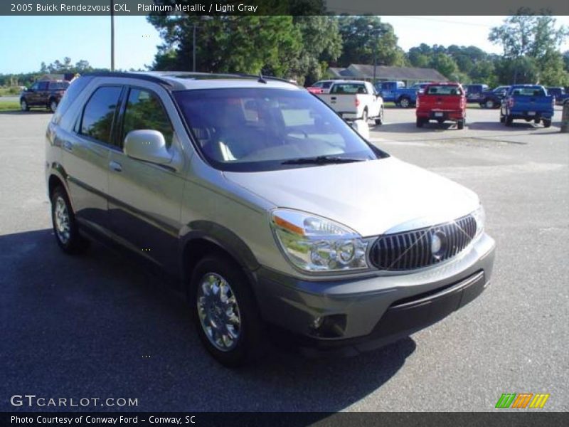 Platinum Metallic / Light Gray 2005 Buick Rendezvous CXL