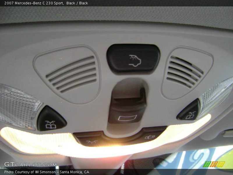 Black / Black 2007 Mercedes-Benz C 230 Sport