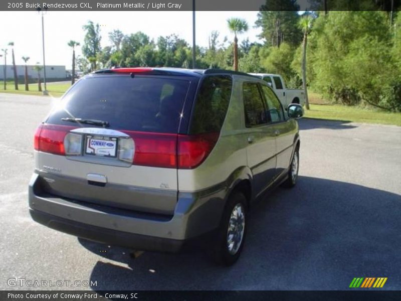 Platinum Metallic / Light Gray 2005 Buick Rendezvous CXL