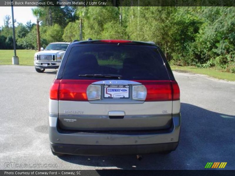 Platinum Metallic / Light Gray 2005 Buick Rendezvous CXL