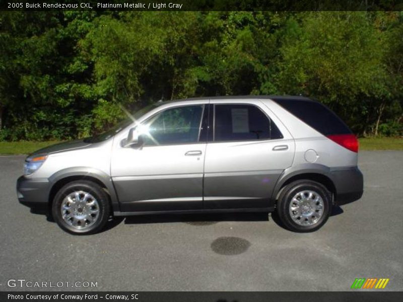 Platinum Metallic / Light Gray 2005 Buick Rendezvous CXL