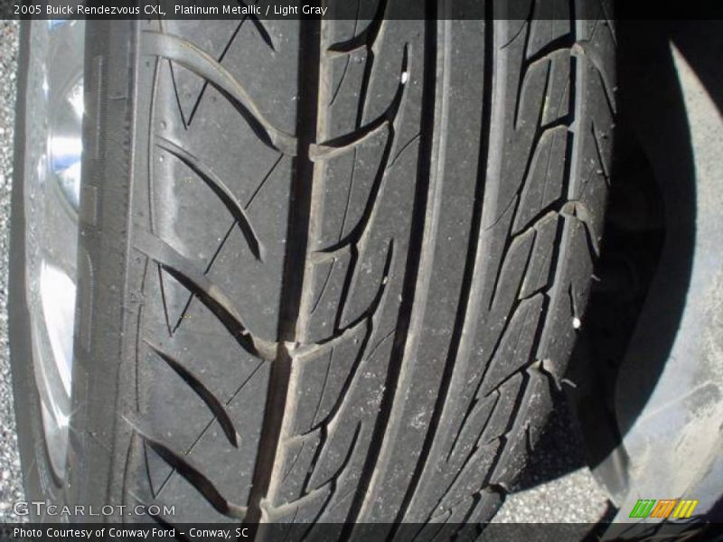 Platinum Metallic / Light Gray 2005 Buick Rendezvous CXL