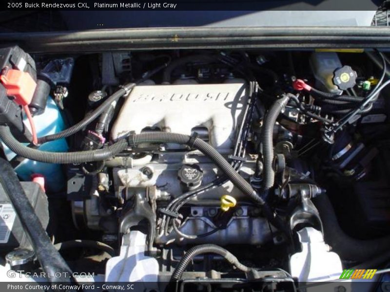 Platinum Metallic / Light Gray 2005 Buick Rendezvous CXL