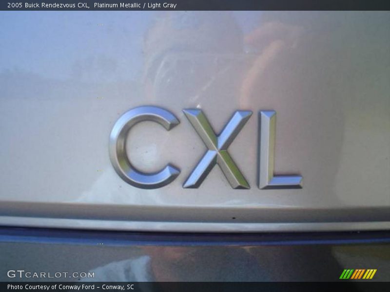 Platinum Metallic / Light Gray 2005 Buick Rendezvous CXL