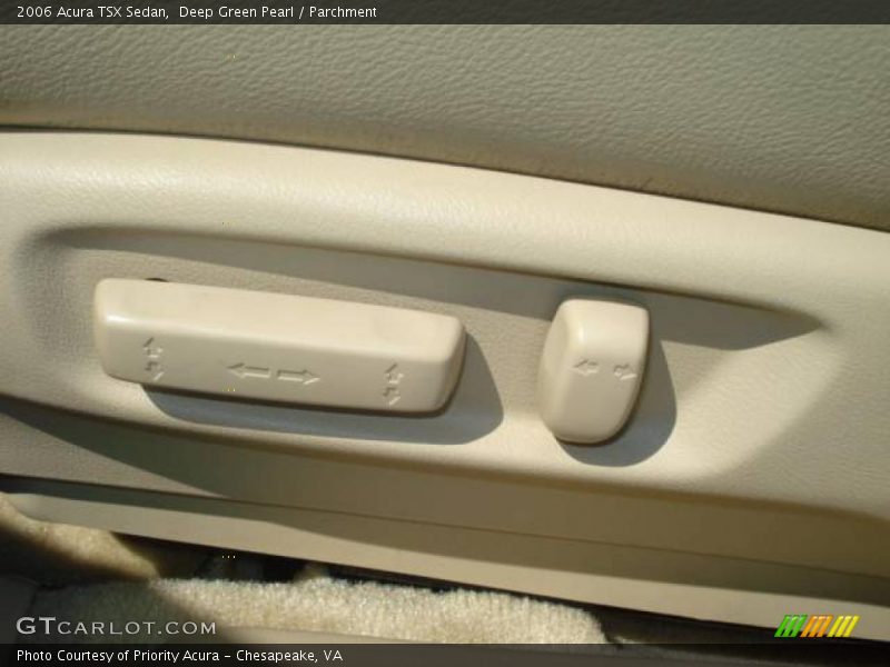 Deep Green Pearl / Parchment 2006 Acura TSX Sedan