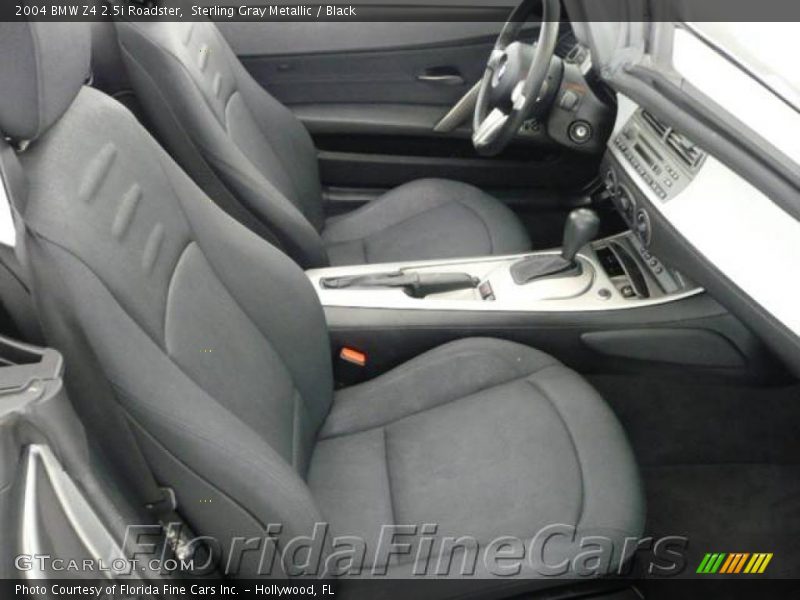 Sterling Gray Metallic / Black 2004 BMW Z4 2.5i Roadster
